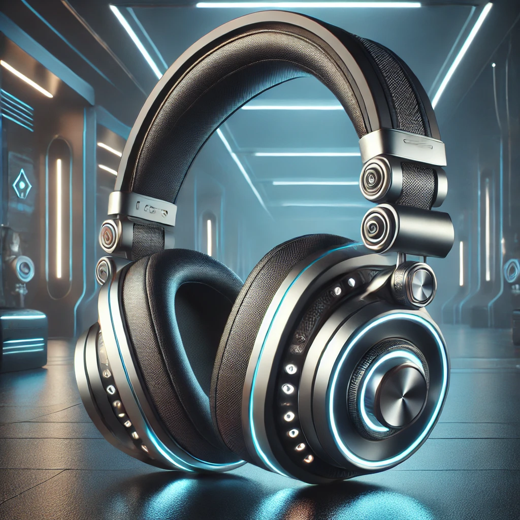 futuristic cool headphones